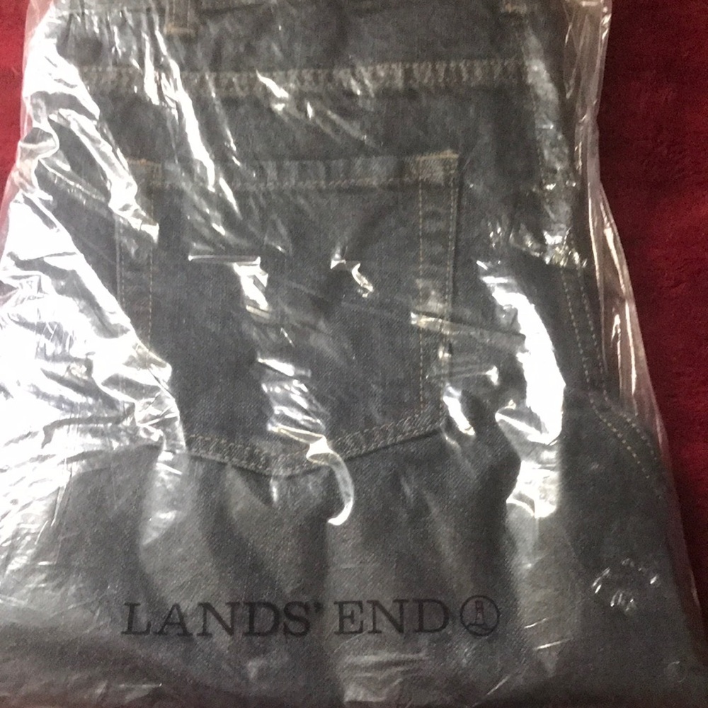 Lands End boys blue jeans